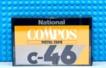 National Compos C-46 Metal 1978 Type Iv Blank Cassette Tape (1) (sealed). Fixed Price $89.99.
