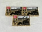 Maxell Xlii High Bias Cassette Tape 100 Minutes Of 3 New Package. Fixed Price $48.99.