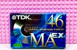Tdk Ma-ex 46 Type Iv 1997 Japan Blank Cassette Tape (1) (sealed). Fixed Price $49.99.