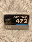 Vintage Audio Cassette Ampex 472 C-60 * Rare From Usa Brand New Sealed. Fixed Price $13.49.