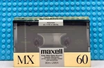 Maxell Mx 60 1988 Usa Type Iv Blank Cassette Tape (1) (sealed). Fixed Price $42.99.
