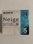 New Pack Sony Neige Minutes Recordable Minidisc (md) 5MDW74NED. Fixed Price $41.39.