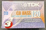 3-PACK Tdk Cd Bass 120 Min Blank Audio Cassette Tapes Type Iec-i Sealed. Fixed Price $22.00.