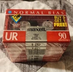 Maxell Ur 90 Normal Bias Blank Audio Cassette Tapes Min 6 Pack Shrink Wrap. Fixed Price $50.00.