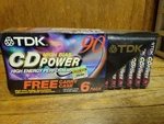 Tdk Cd Power 90 High Bias 6 Pack Carru Case Nip Vtg Retro Blank Media. Fixed Price $85.00.