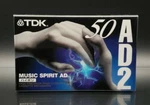 Tdk AD-2 50 Blank Audio Cassette Tape Type Ii High Position Made In Japan 1997. Fixed Price $16.99.
