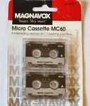 Magnavox Micro Cassette MC60 M62001 Sealed New In Package. Fixed Price $9.99.