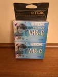 New Tdk Premium Vhs-c 30 Tape 2 Pack. Fixed Price $9.99.