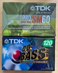 1, Tdk Pro SM60 & Cd Bass 120 Cassette Tapes - Brand New. Fixed Price $24.11.