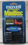 New Maxell Minidisc Recordable Pack MD74 MD-74RM. Fixed Price $24.99.