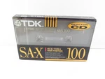 Tdk Sa-x 100 High Bias Iec Ii / Type Blank Cassette Tape, New Sealed. Fixed Price $19.99.