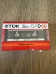 Tdk Av-d 60 1985 Usa Type I Blank Cassette Tape (sealed). Fixed Price $10.00.