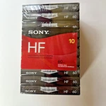 Sony Hf 60 Minute 10 Blank Audio Cassette Tape New Sealed Package. Fixed Price $18.99.