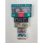 Maxell Ur Tdk Dat DA-R60 Sony MC30 MC90 Blank Audio Tapes Sealed Lot 4. Fixed Price $25.00.