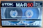 Tdk Ma-r Metal Alloy Cassette Tape Recordable High Coercivity 60MIN. Fixed Price $120.00.