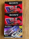 (3) Sony Cd-it 90 Minute Normal/high Bias Slide Case Blank Cassette Tapes New. Fixed Price $9.99.