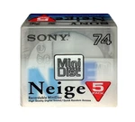 Sony Minidisc Pack Neige 5MDW74G Blank New Sealed Japan Import. Fixed Price $70.29.