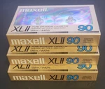 Three Maxell Xlll Pure Epitaxial Cassette - Position Iec Type High (CRO2). Fixed Price $24.95.