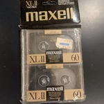 Maxell Xlii 60 High Bias Audio Cassette Tapes Position Blank 2 Pack Nos. Fixed Price $19.87.
