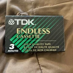 Tdk Endless Cassette EC-3M Minute Vs Blank Tape (1) (sealed). Fixed Price $14.99.