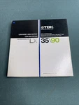 Tdk Lx 35-90 Tape 1/4" Reel To 7" Plastic. Fixed Price $24.00.