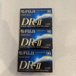 3 Fuji Dr-ii 90 Minute High Bias DR-2 Blank Audio Cassette Tapes New Sealed. Fixed Price $15.30.