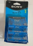 Sony, Dvc, DVM60PRR, Minidv, (3 Pack): Brand New Sealed Unused. Fixed Price $16.99.