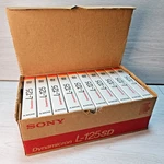 Sony L-125 Sd Dynamicron Beta Tapes Case Lot Of 10 New Sealed. Fixed Price $39.99.