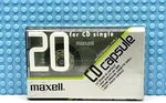 Maxell Cd Capsule 20 1990 Type I Blank Cassette Tape (1) (sealed). Fixed Price $26.99.