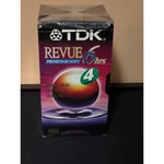 Tdk Revue T-120 Vhs Blank Video Cassette Tapes 4 Pack Premium Quality 6 Hour New. Fixed Price $15.00.