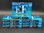 Lot Of 8 Sony EF90 Recording Blank Cassette Tapes 90MIN Iec Normal Position. Fixed Price $49.99.