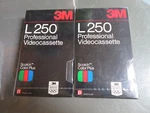Brand New Vintage Scotch 3M L-250 L250 Beta Professional Videocassette Tapes. Fixed Price $14.99.