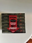 Tdk D90 Blank Cassette Tapes 6 Pack New Sealed High Output.. Fixed Price $14.99.