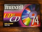 Maxell Ii Cd 74 Min Audio Cassette Tape--nip. Fixed Price $6.99.