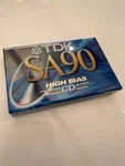 Tdk SA90 Audio Cassette Factory Sealed. Fixed Price $10.00.