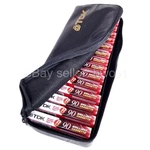 Lot 15 Tdk B-90 Type Audio Cassette Tapes, New In Soft Storage Carry Case. Fixed Price $102.03.