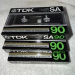 (3) 1985 Tdk SA90 Type Ii High Bias Resolution Blank Audio 2 Cassette Tapes. Fixed Price $35.00.