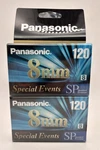 Panasonic 8MM Minute Video Tapes NV-P6120SP Pack Sealed Nos. Fixed Price $10.00.