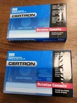 Of 2 Certron Blank Audio Recording Cassette Tapes D60 Mins New Old Stock. Fixed Price $7.99.