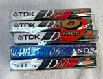 Tdk D-60 Minute High Output & Sony Hifi , Type 1 Cassettes 5 Tapes New Sealed. Fixed Price $10.00.
