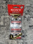 Sony Microcassette Tapes Pack 3MC-60B Blank Audio 60-120 Minute. Fixed Price $9.60.