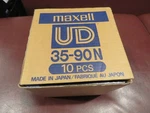 Box Of 10 Maxell Ud 35-90N 1/4" Reel To Tapes New & Sealed. Fixed Price $464.95.