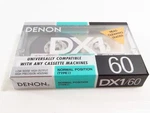 Pack Denon DX-1 60 Normal Posintion Type Blank Cassette Tape, New Sealed. Fixed Price $24.99.