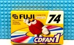 Fuji Cdfan 74 1998 Europe Type Blank Cassette Tape (1) (sealed). Fixed Price $22.49.