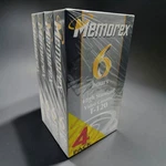 4 Memorex Video Cassette 120 High Standard Vhs Tape Lot New Sealed Bundle. Fixed Price $17.99.
