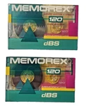 Memorex Normal Positon Dbs 120 Cassette Lot Of New & Sealed. Fixed Price $19.88.