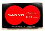 Sanyo C-60 Audio Cassette Blank Tape Unsealed Made In Japan Type. Fixed Price $44.99.