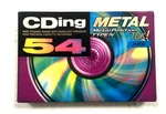 Tdk Cding-metal 54 Audio Cassette Blank Tape Sealed Made Japan Type Iv V1. Fixed Price $21.99.