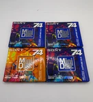 Sony Minidisc Recordable MDW-74AY / MDW-74AL Brand New Bundle Of Sealed. Fixed Price $55.00.