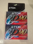 Tdk D120 High Output Blank Audio Cassette Tapes - Pack Sealed. Fixed Price $8.99.